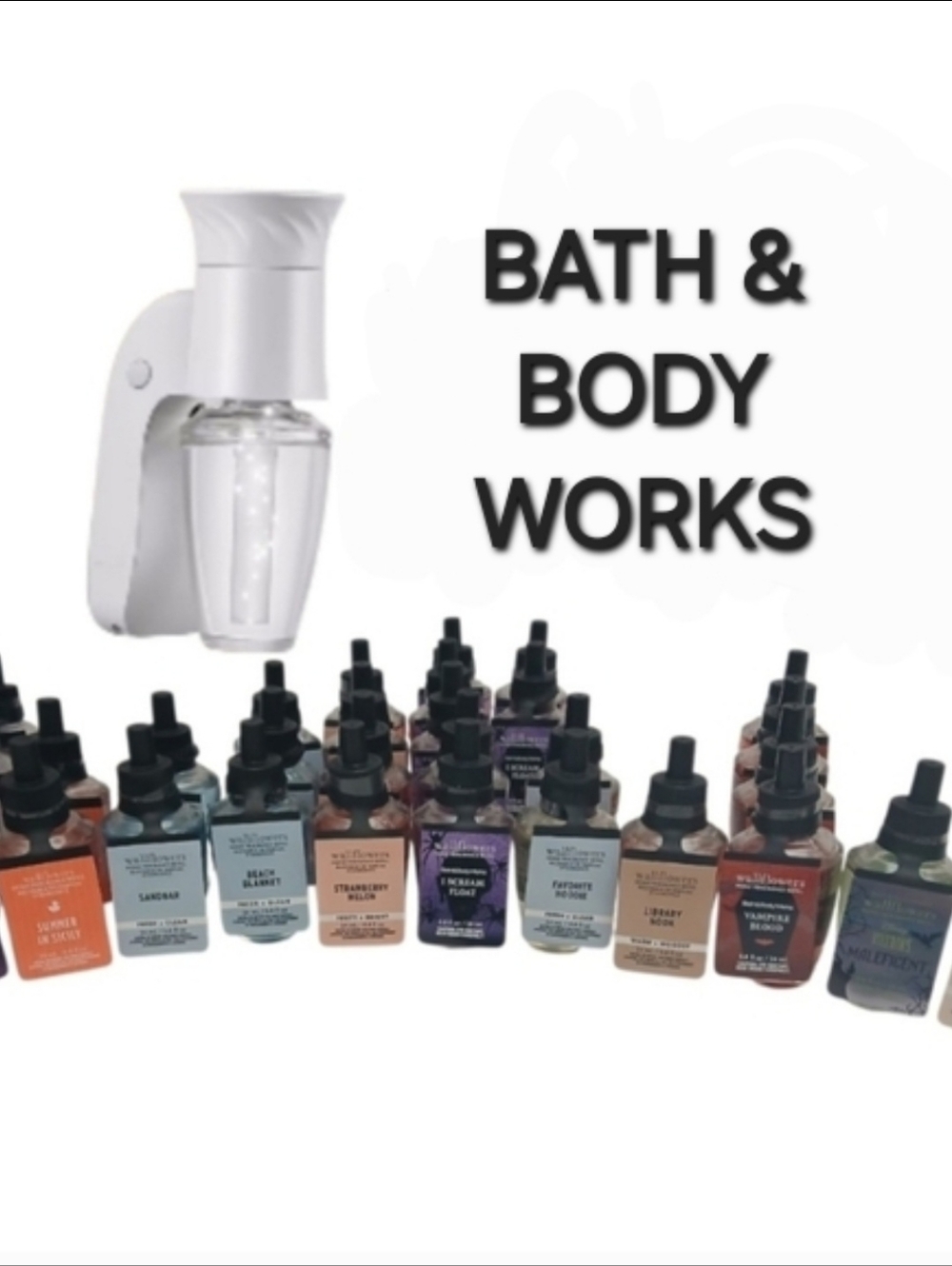 Bath & Body Works Wallflower Refill + BBW Compatable Plug-in Nightlight & Remote